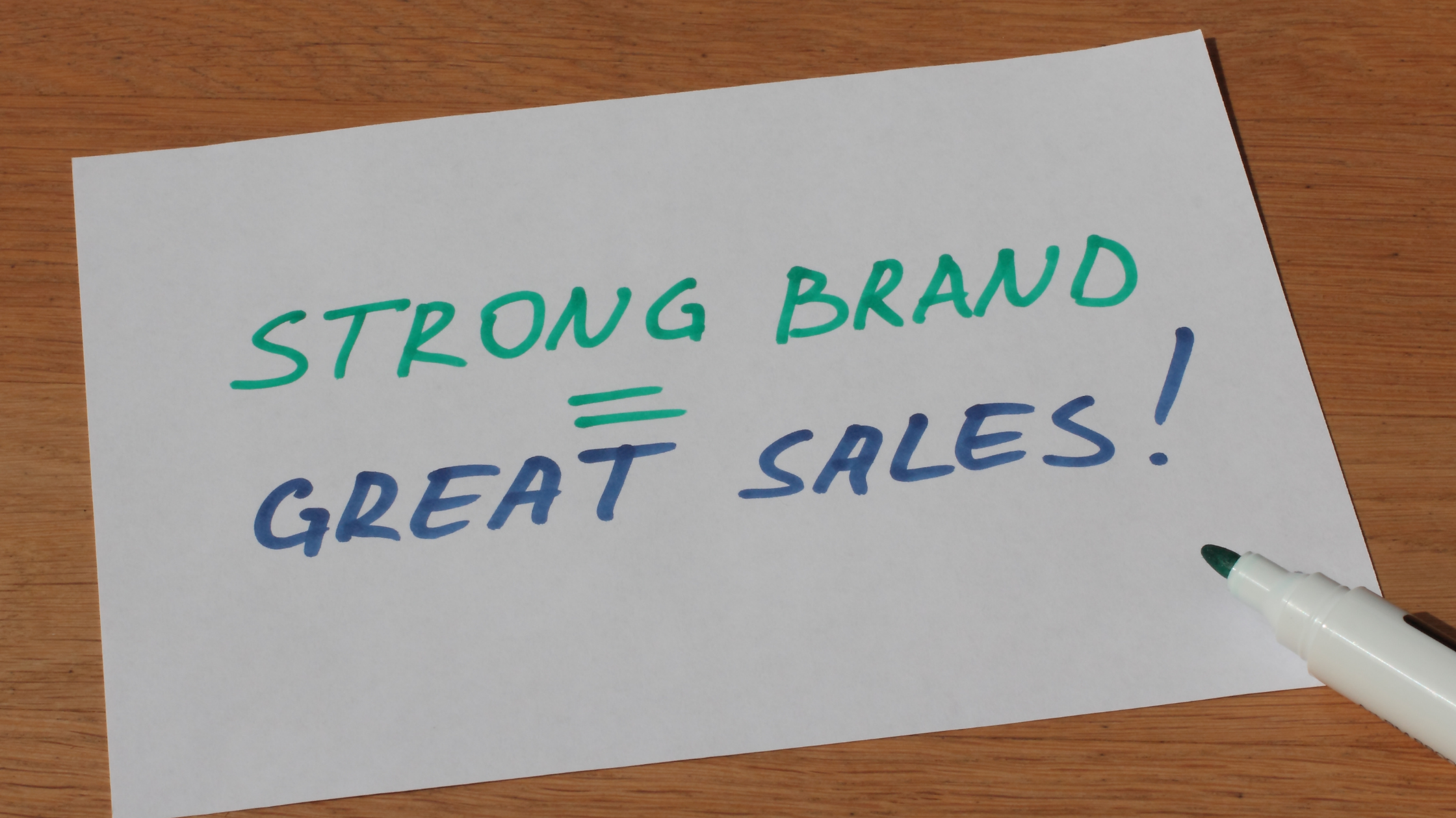 Strong brand leads to Great Sales