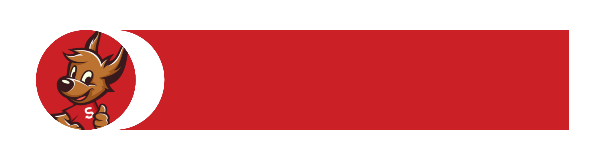 Career header with rectangle